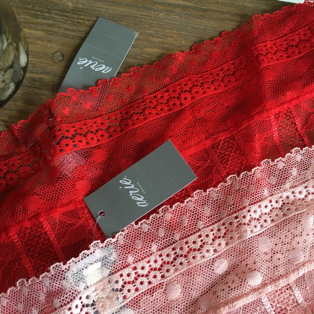 Aerie Lace Bikini Cut Pantie Set